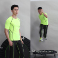 Snelle droge herenfitnesskleding workout kleding